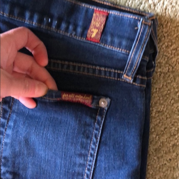 7 for all man kind skinny jeans - Picture 4 of 7